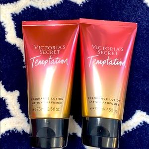 Victoria’s Secret temptation travel size lotions ,